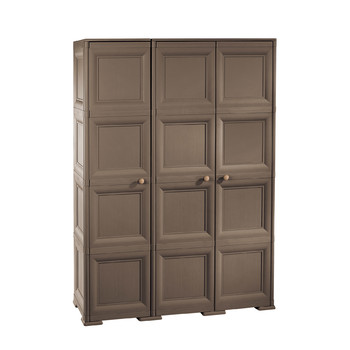 OMNIMODUS CUPBOARD - 3 DOORS, 4 MODULES WITH OPTIONAL SUPPORTS AND BROOM COMPARTMENT